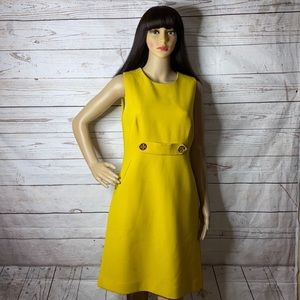 Tory Burch Yellow Sheath Dress